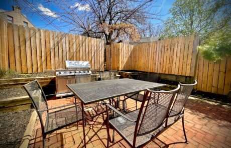 Patio in a rental unit in Lancaster, PA